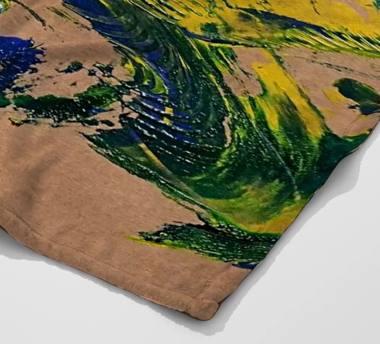 NATURAL STYLE 28 coperta in pile da Thierry Vobmann Abstract painting