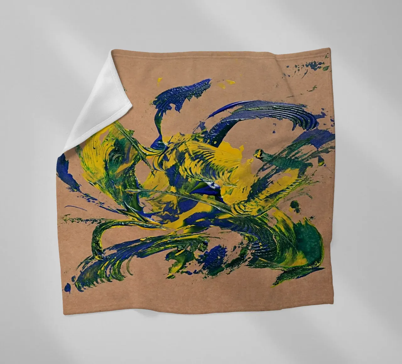 NATURAL STYLE 28 coperta in pile da Thierry Vobmann Abstract painting
