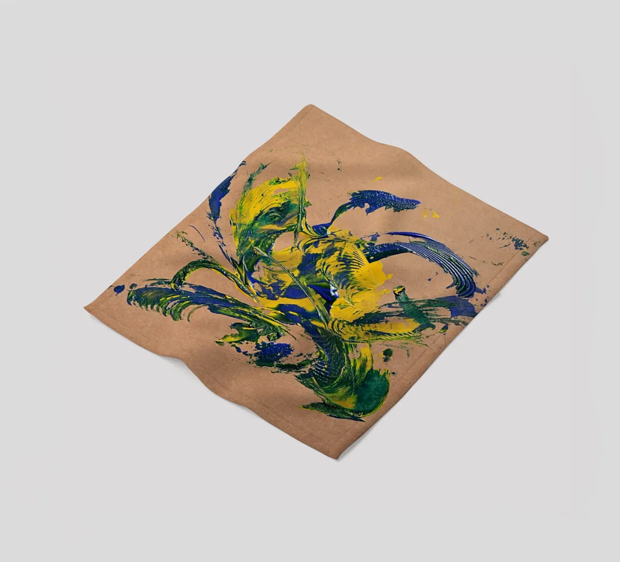 NATURAL STYLE 28 coperta in pile da Thierry Vobmann Abstract painting