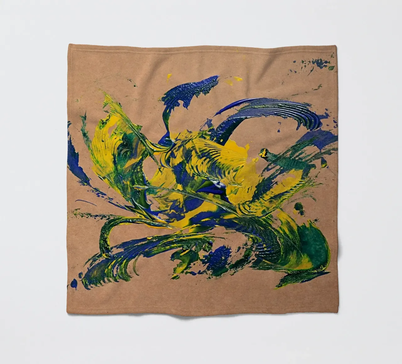NATURAL STYLE 28 coperta in pile da Thierry Vobmann Abstract painting
