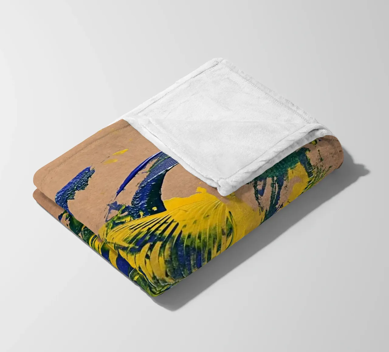NATURAL STYLE 28 coperta in pile da Thierry Vobmann Abstract painting