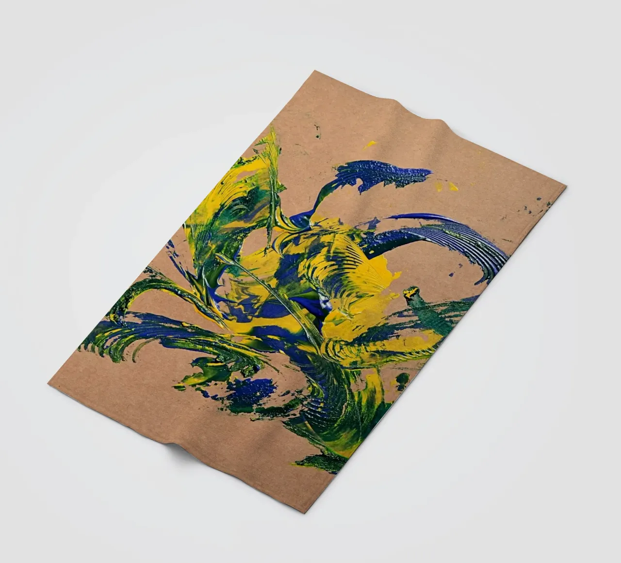 NATURAL STYLE 28 coperta in pile da Thierry Vobmann Abstract painting