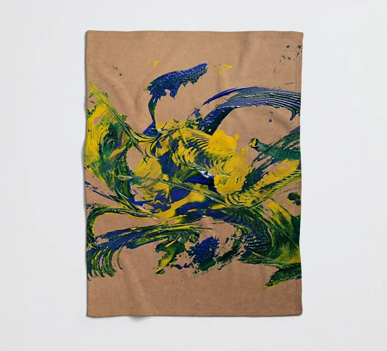NATURAL STYLE 28 coperta in pile da Thierry Vobmann Abstract painting