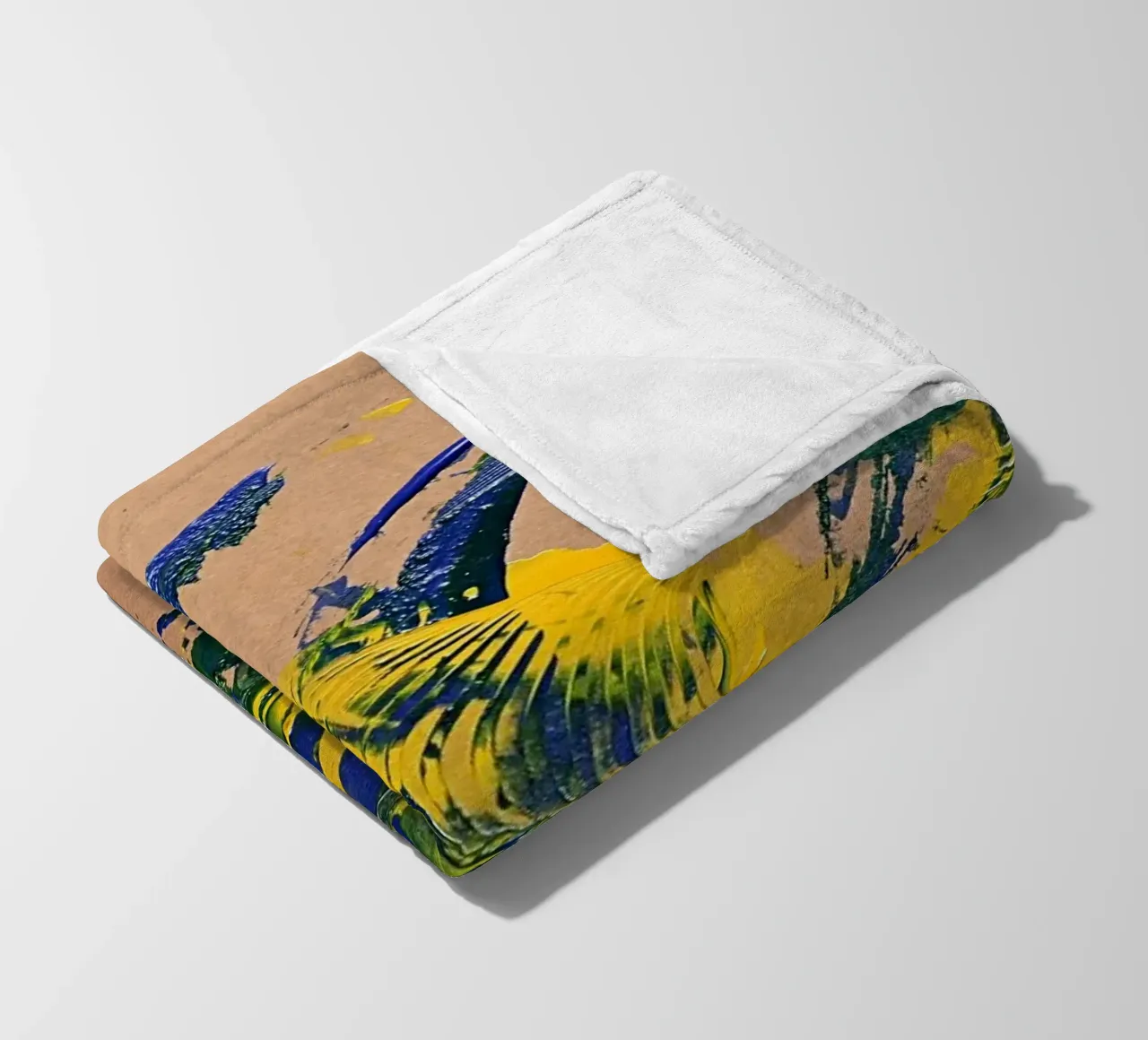 NATURAL STYLE 28 coperta in pile da Thierry Vobmann Abstract painting