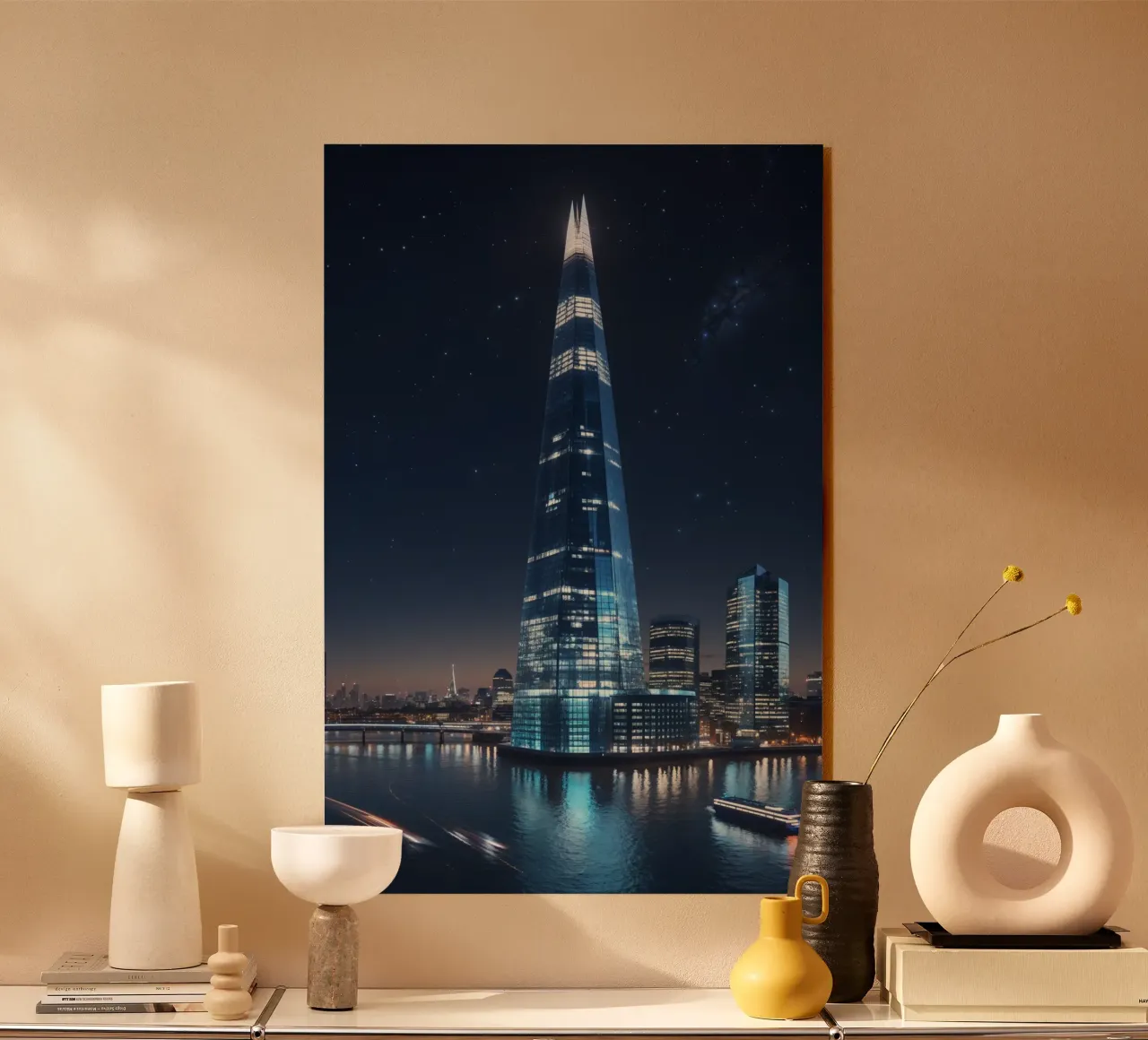 The Shard’s Ethereal Nighttime Glow plexiglass da AlbertKlee