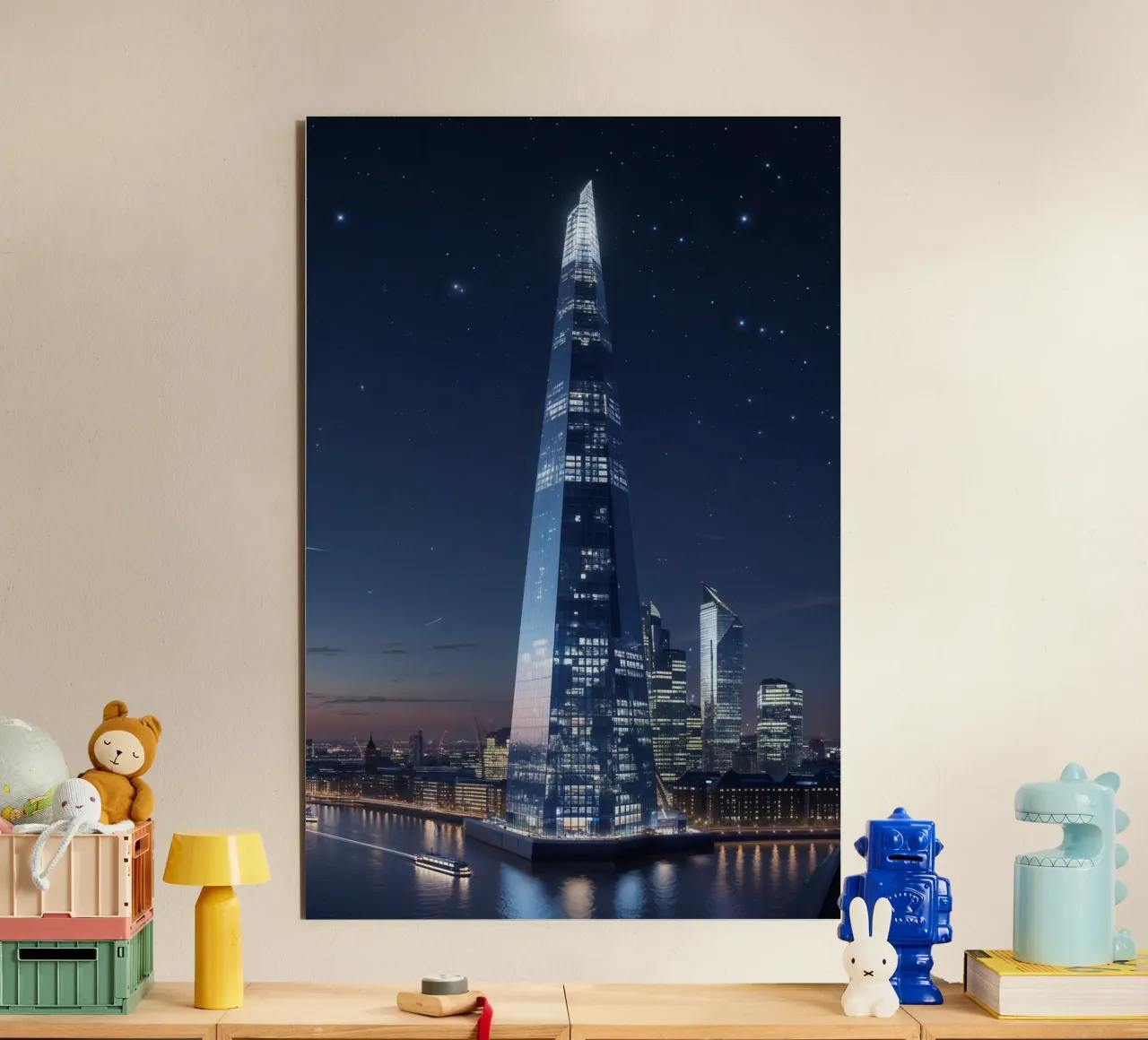 The Shard’s Majestic Night View pannello forex da AlbertKlee