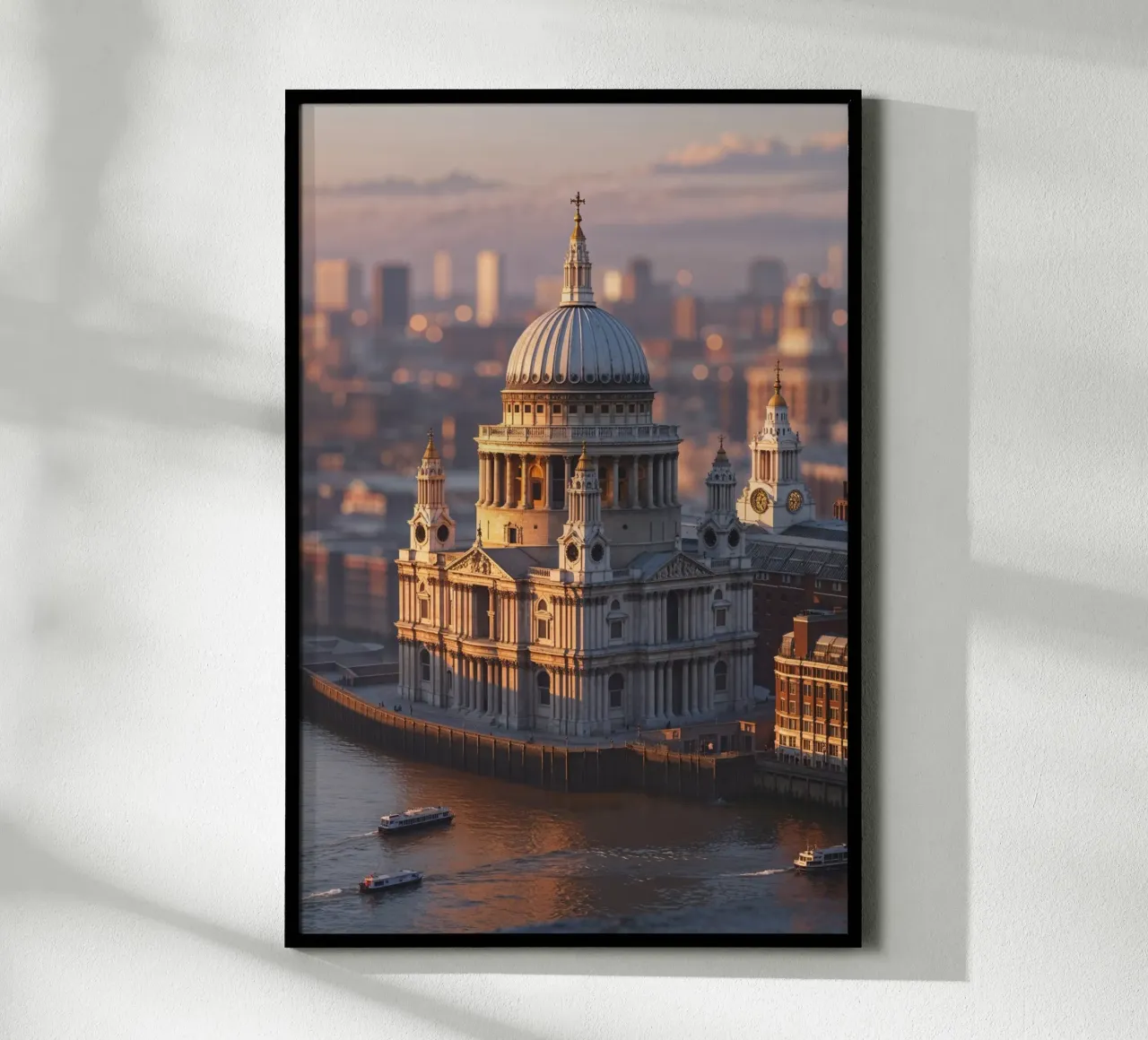 St. Paul's Cathedral: Thames Reflections poster da AlbertKlee