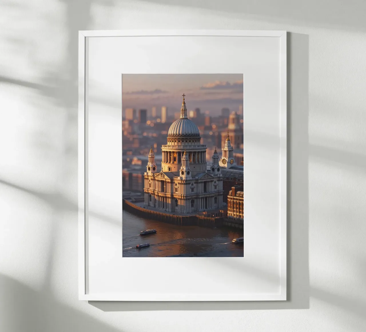 St. Paul's Cathedral: Thames Reflections poster da AlbertKlee