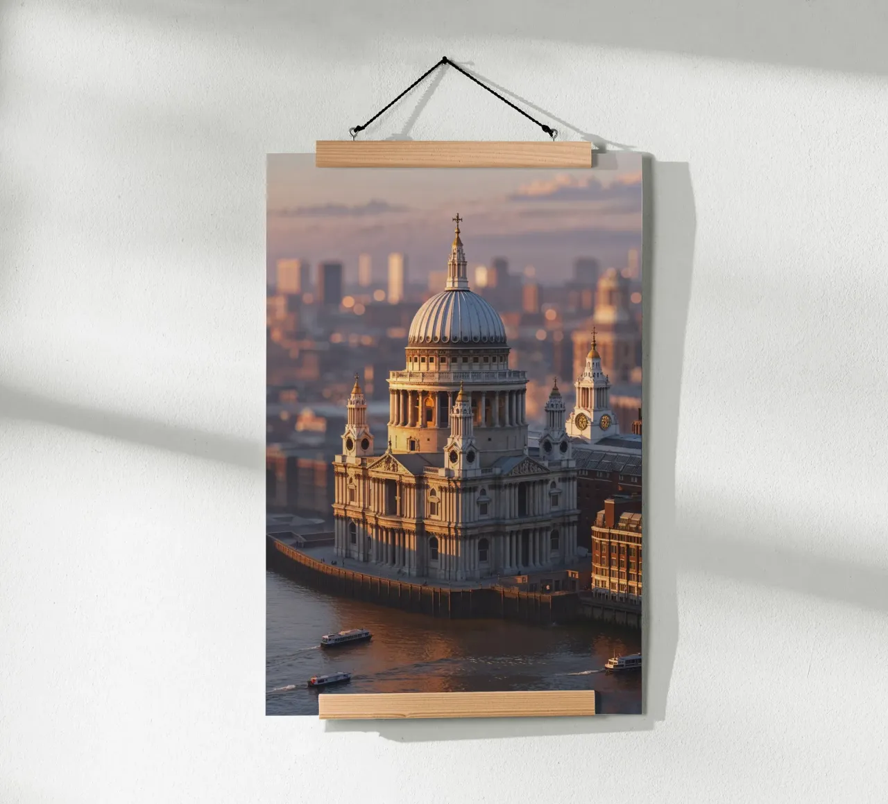 St. Paul's Cathedral: Thames Reflections poster da AlbertKlee