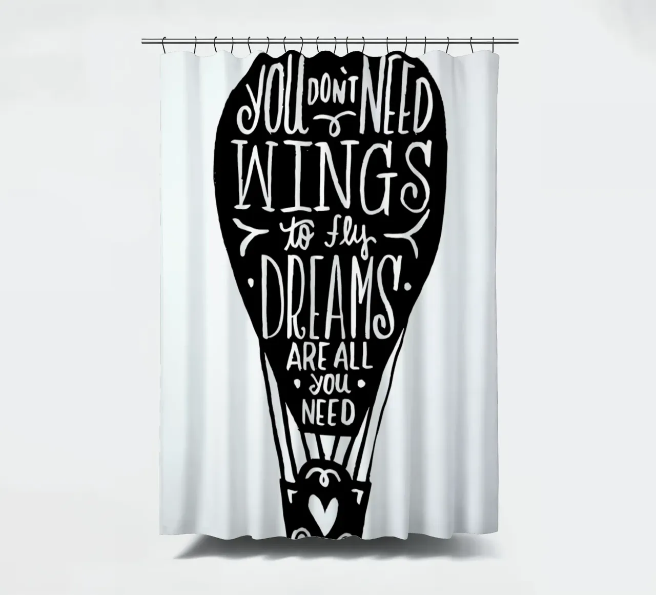 Hot Air Balloon shower curtain by Matthew Taylor Wilson