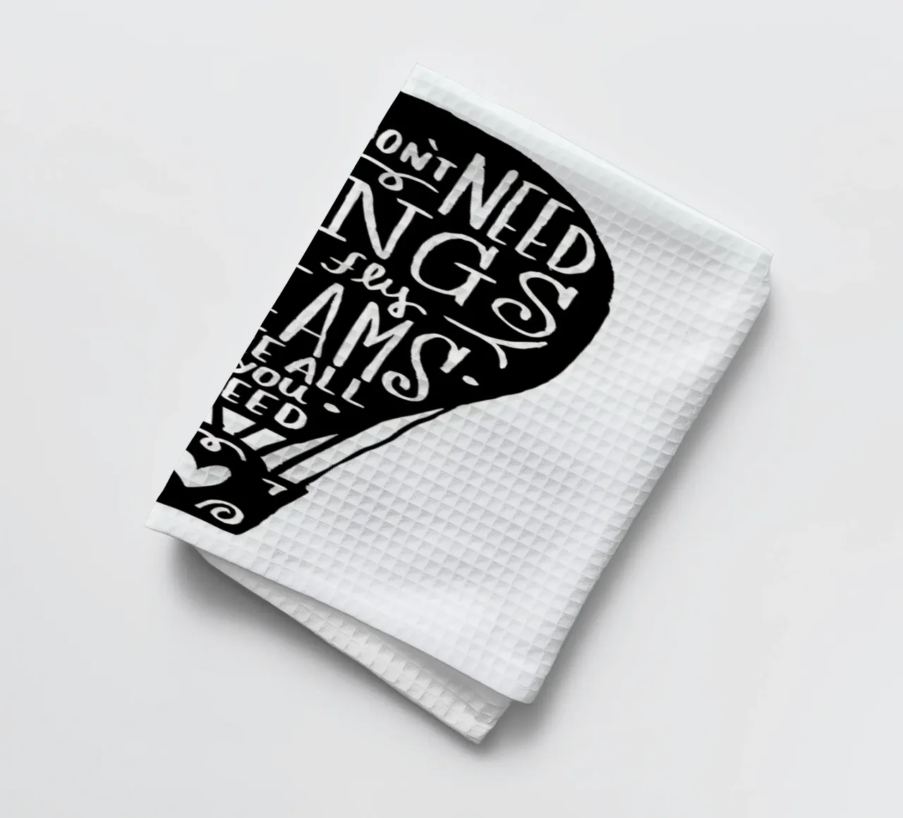 Hot Air Balloon tea towel by Matthew Taylor Wilson
