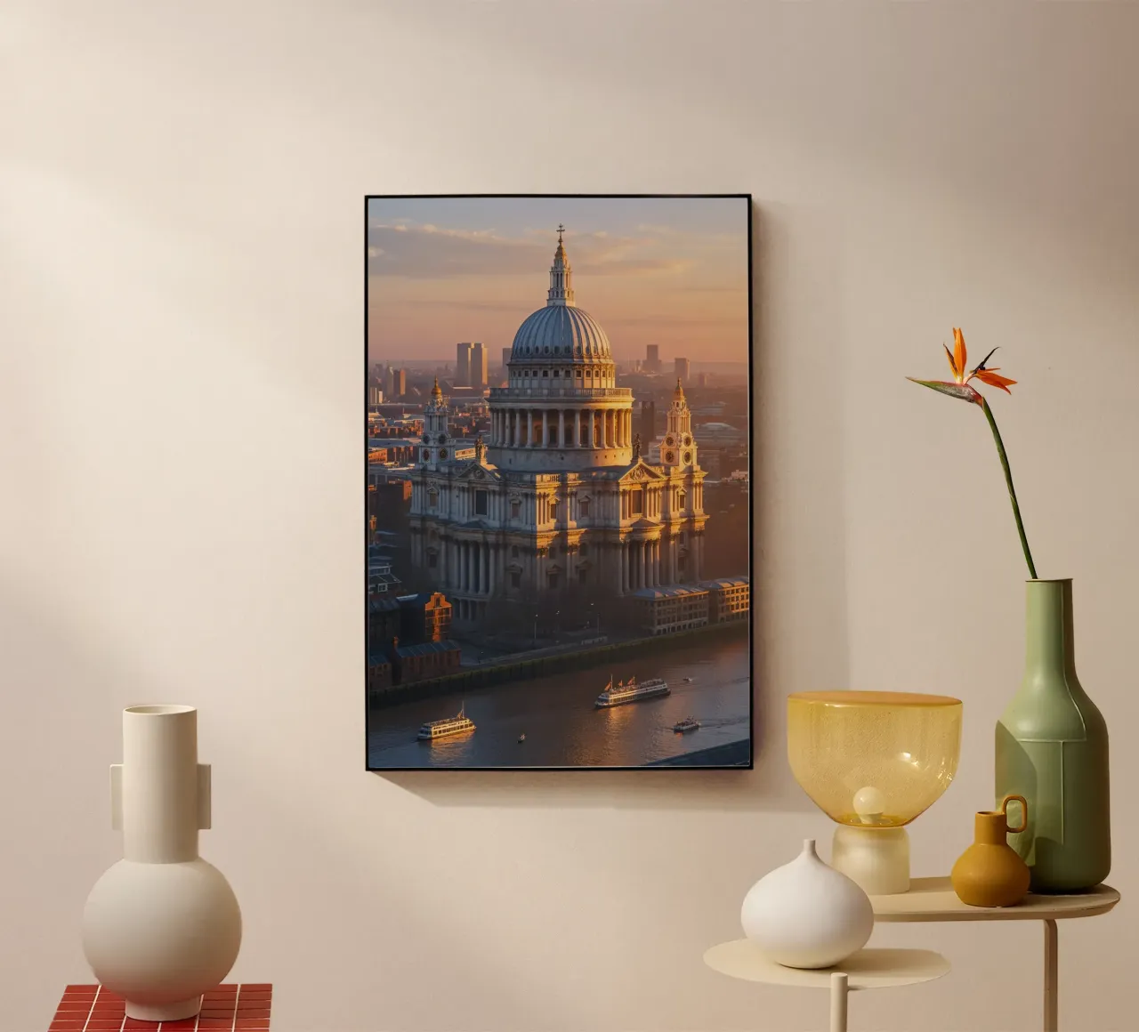 St. Paul's Cathedral: An Icon of Faith metacrilato de AlbertKlee