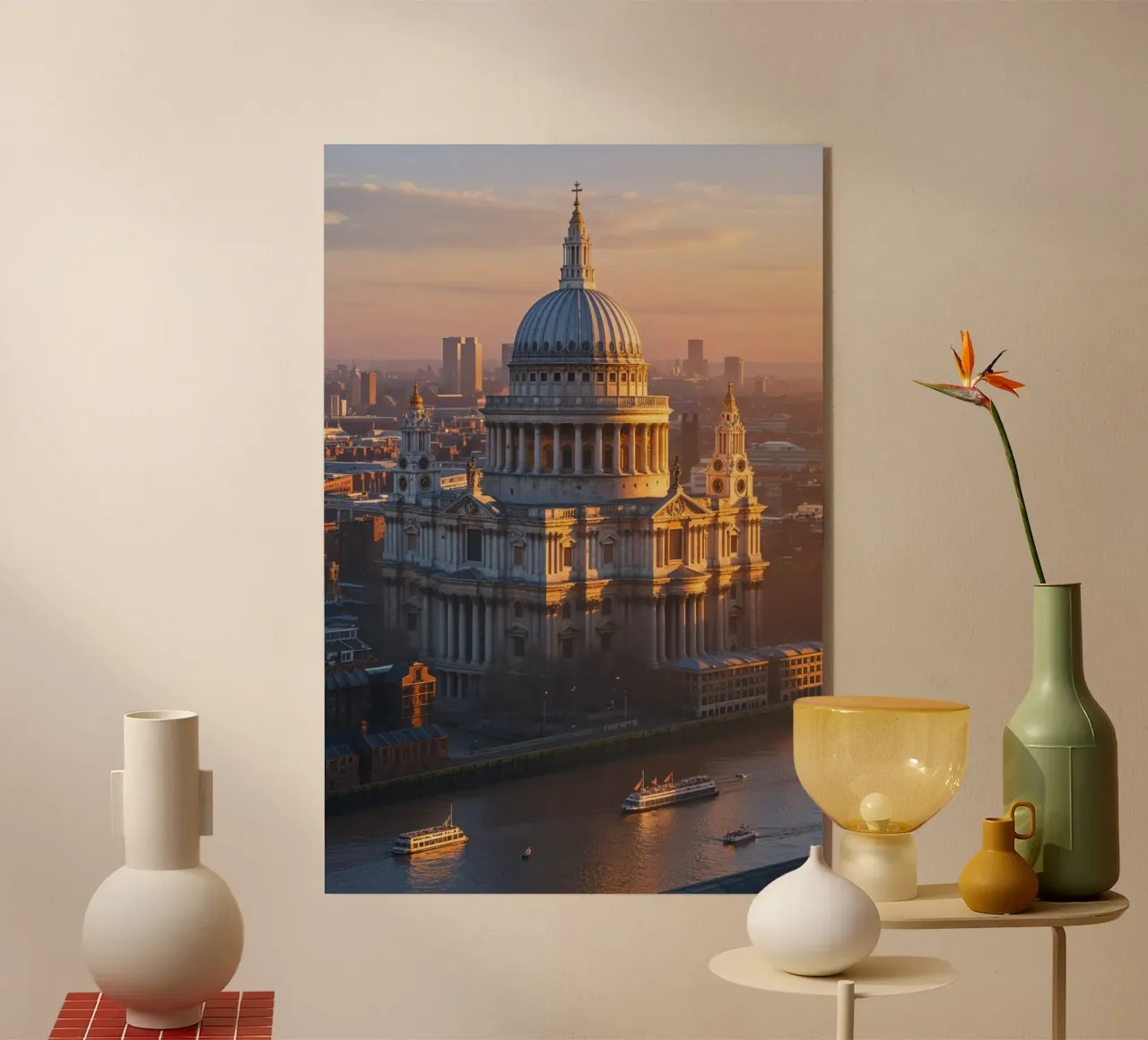 St. Paul's Cathedral: An Icon of Faith metacrilato de AlbertKlee