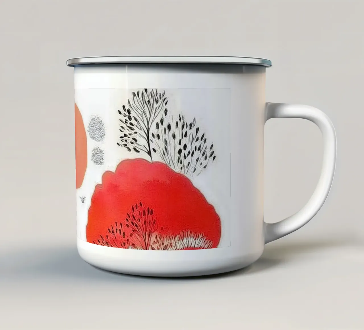 Dream Forest tazza in smalto da Hightown Design