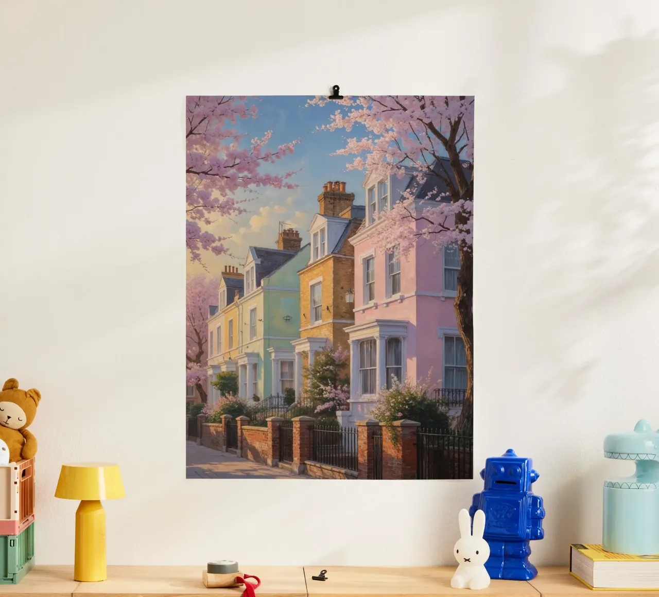 Charming Spring Blossoms in Notting Hill Hahnemühle von AlbertKlee