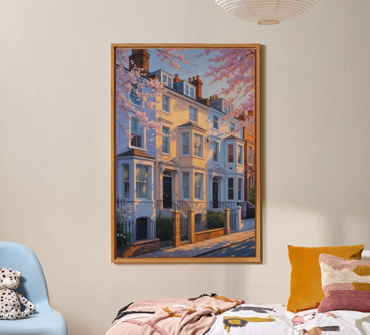 Spring Elegance in Notting Hill alluminio dibond da AlbertKlee