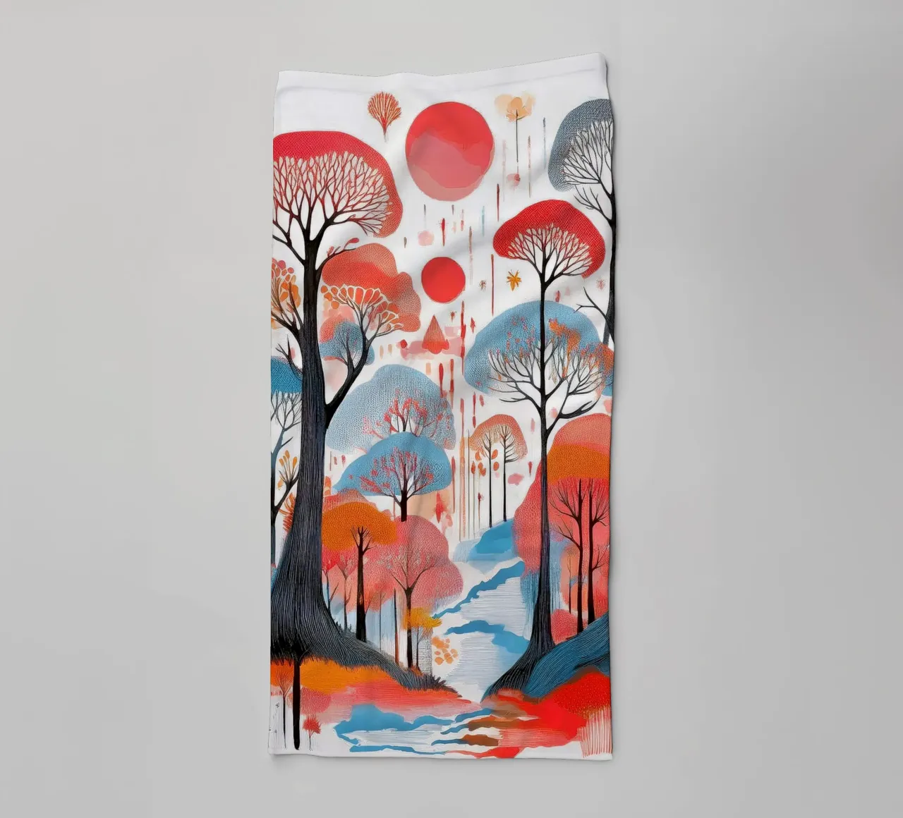 Among the Trees asciugamano da bagno da Hightown Design