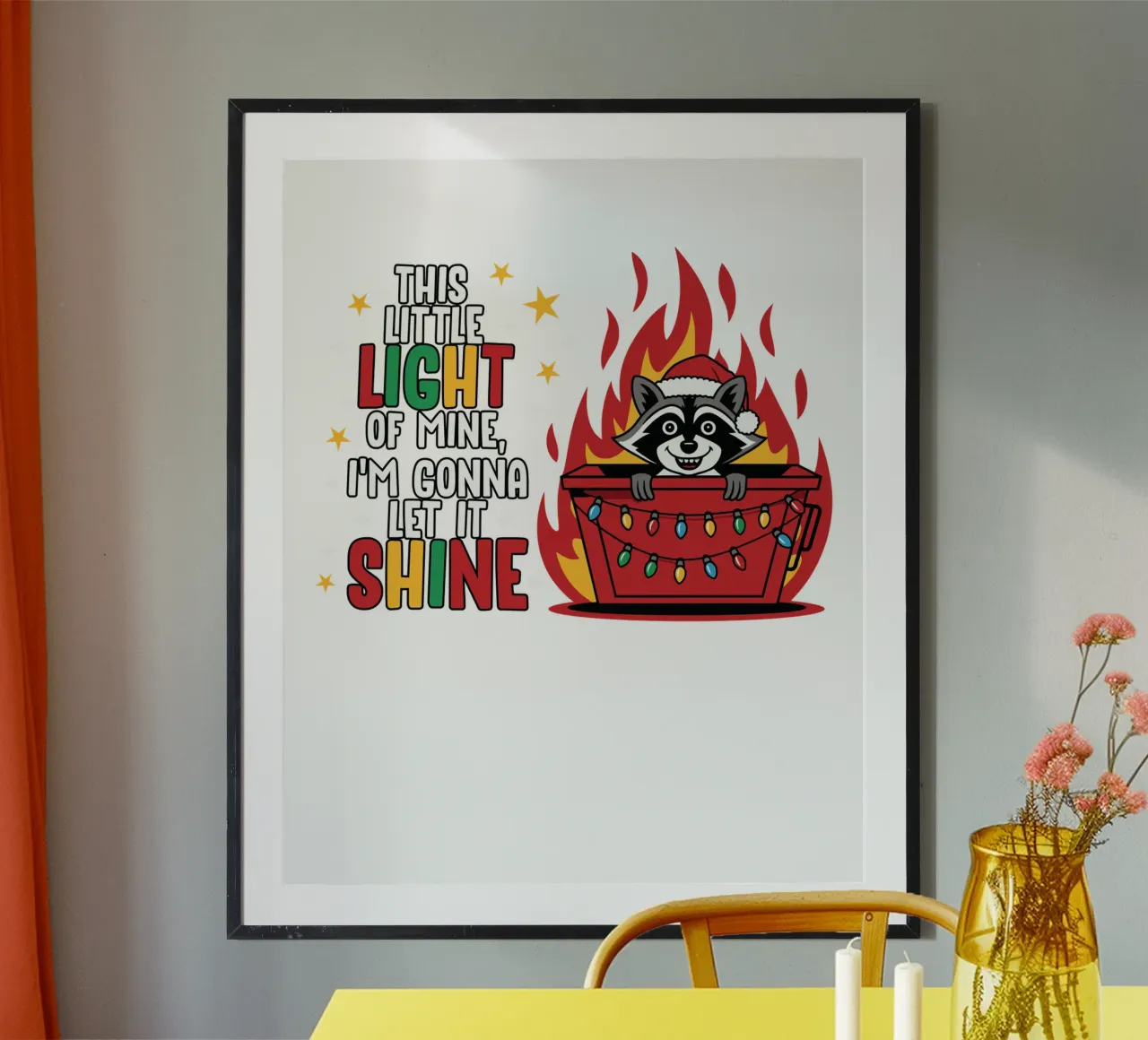 This little light of mine, I'm gonna let it shine carta hahnemühle da edsonramosart
