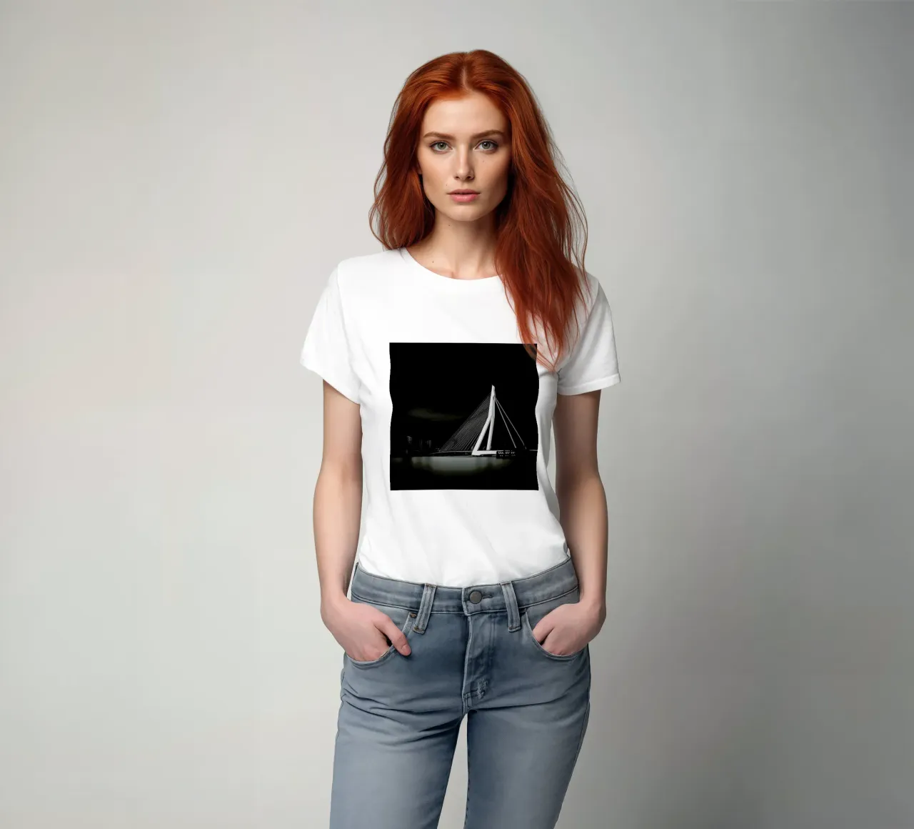 Metropolis Erasmusbrug 2 t-shirt da Håggard Photography | Ronny Behnert