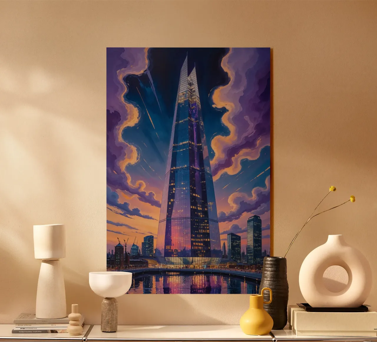 Golden Hour Fantasy at The Shard plexiglass da AlbertKlee