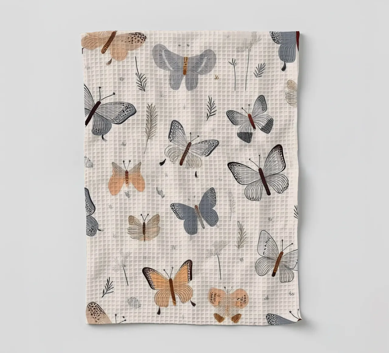 Papillon élégant - Impression murale inspirée de la nature torchon de HoneyDesignsByK