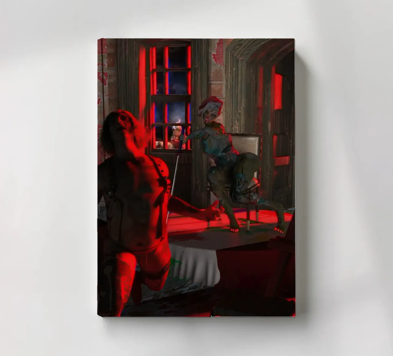 Freudon and Banksy in Caravaggio mode notebook by the-witcher