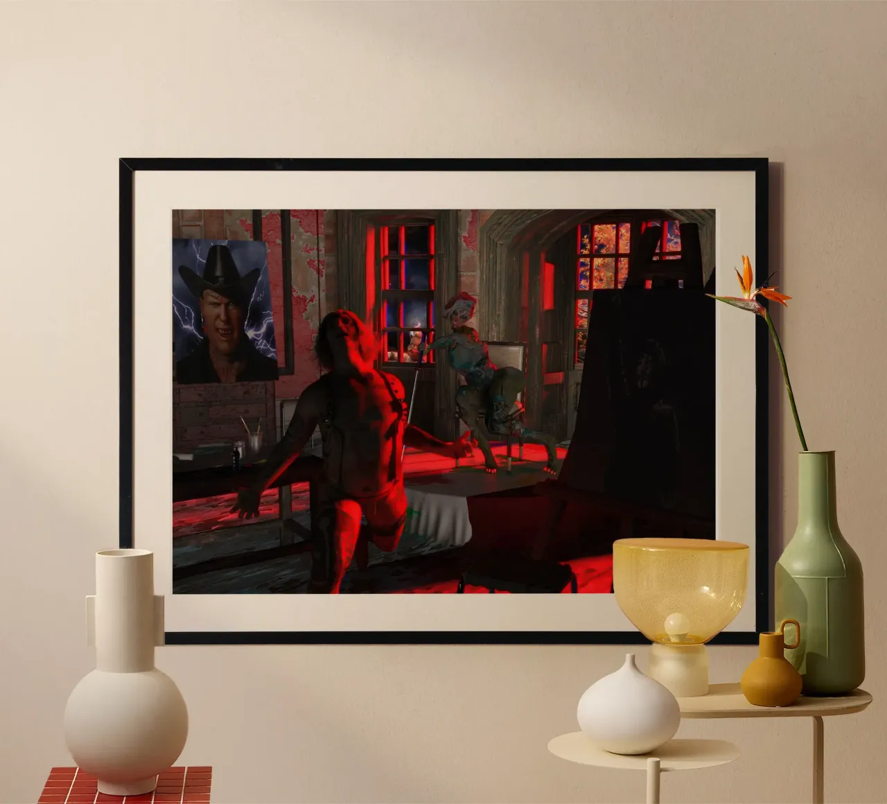 Freudon e Banksy in modalità Caravaggio poster da the-witcher