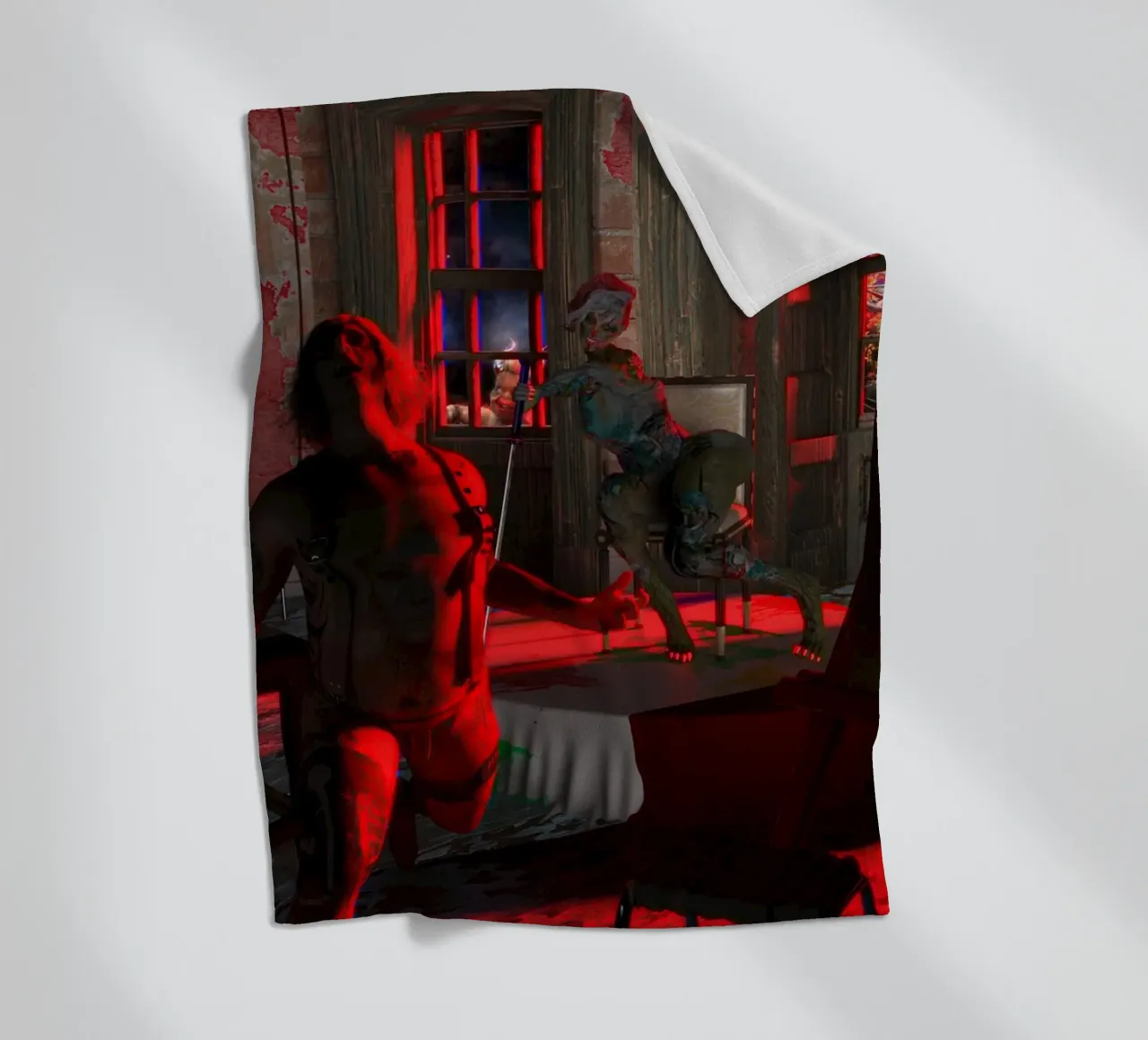 Freudon e Banksy in modalità Caravaggio coperta in pile da the-witcher