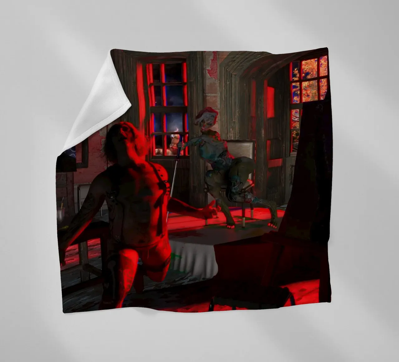 Freudon e Banksy in modalità Caravaggio coperta in pile da the-witcher