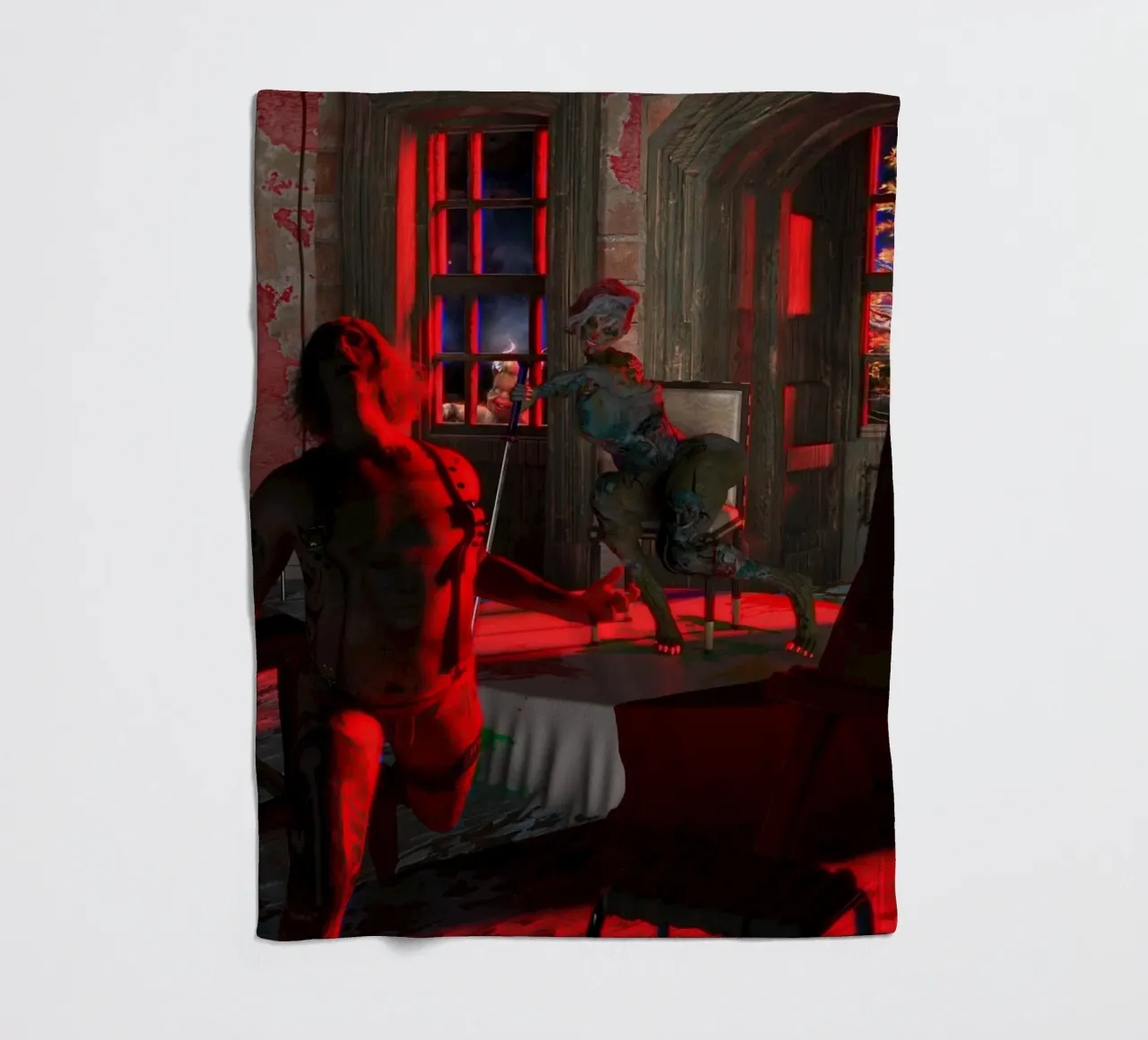 Freudon e Banksy in modalità Caravaggio coperta in pile da the-witcher