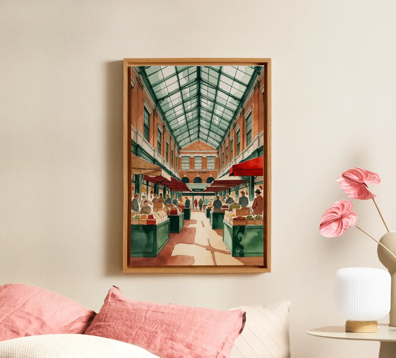 The Historic Beauty of Covent Garden Market tela da AlbertKlee