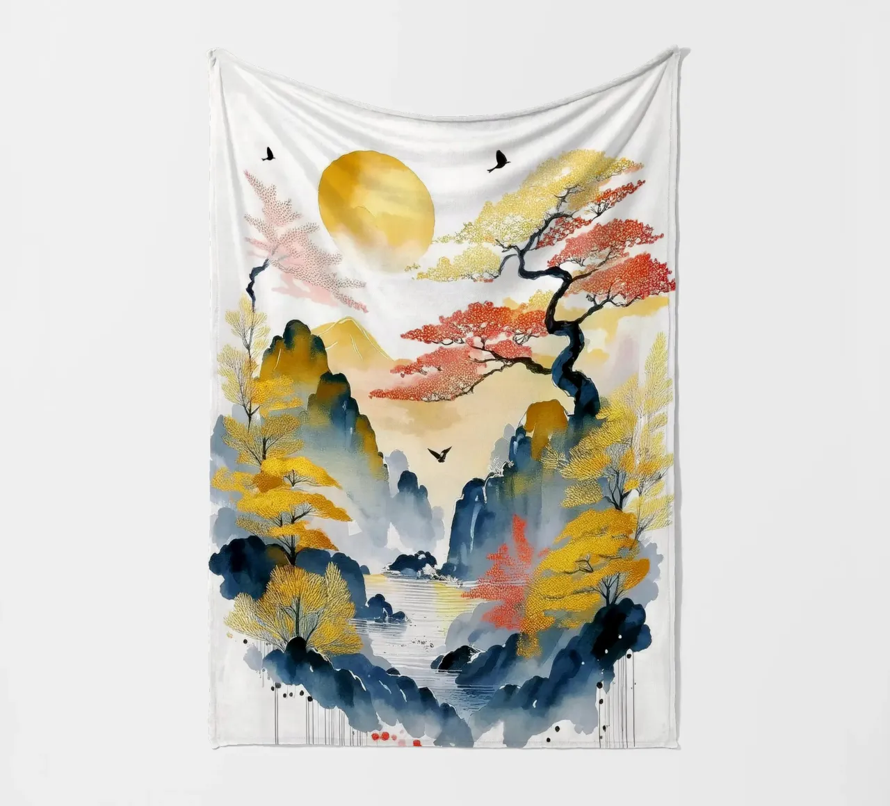 Amber Peaks fleecedeken van Hightown Design