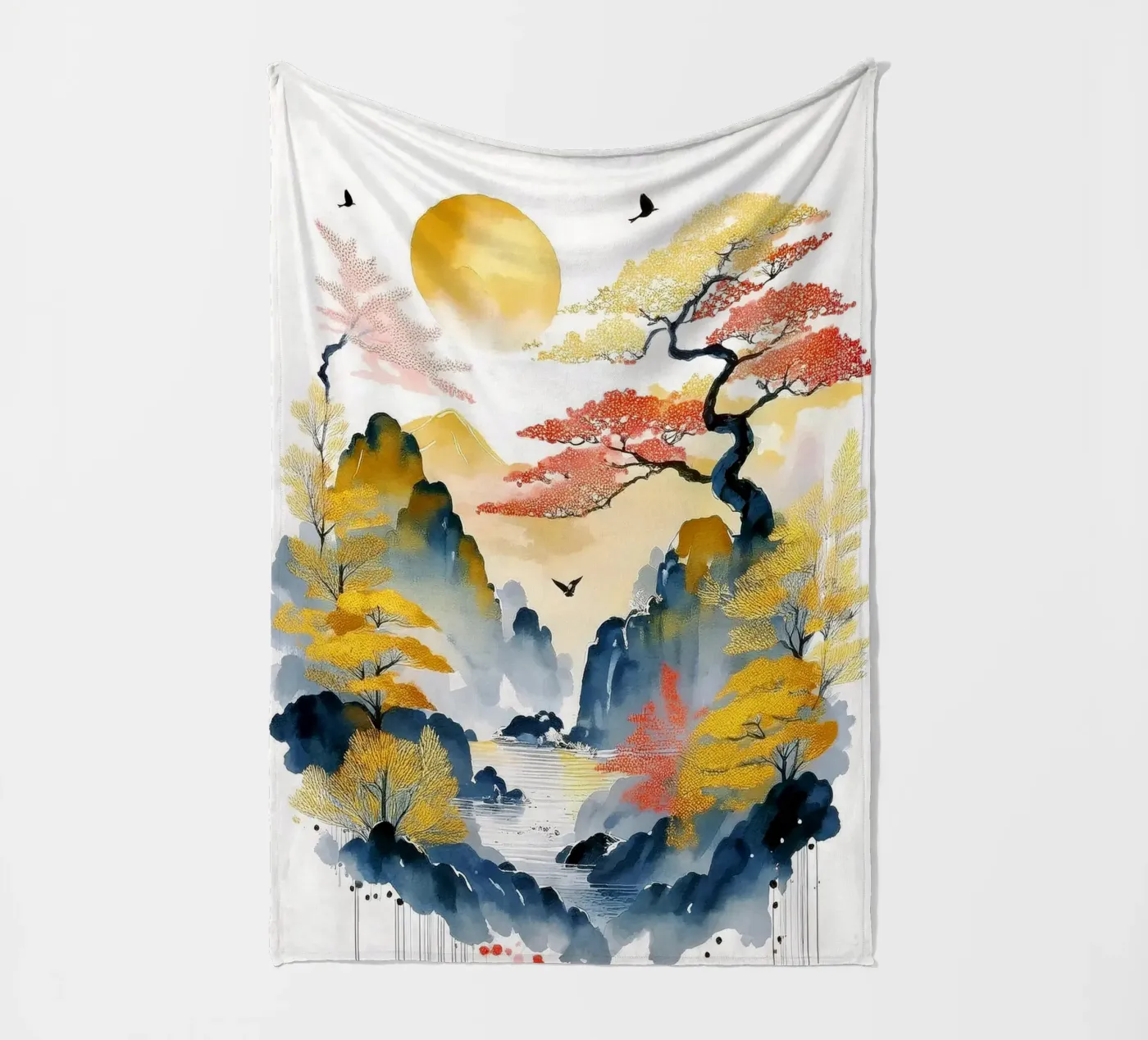 Amber Peaks fleecedeken van Hightown Design