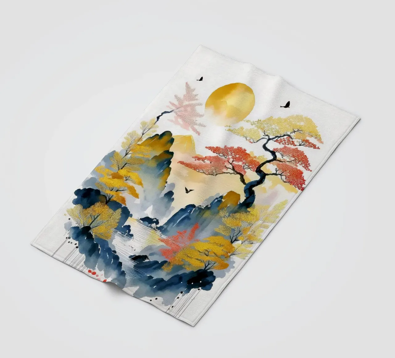 Amber Peaks fleecedeken van Hightown Design