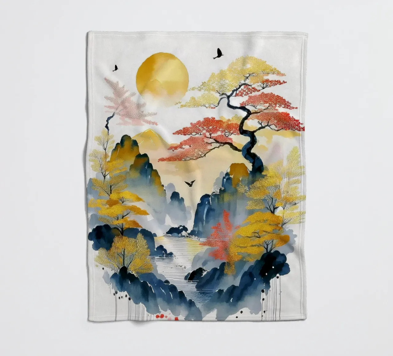 Amber Peaks fleecedeken van Hightown Design