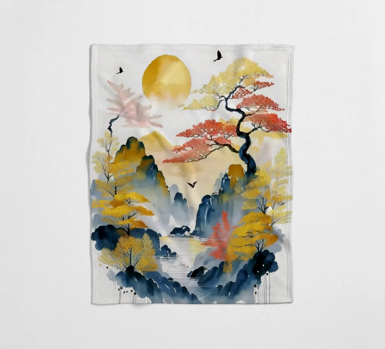 Amber Peaks fleecedeken van Hightown Design