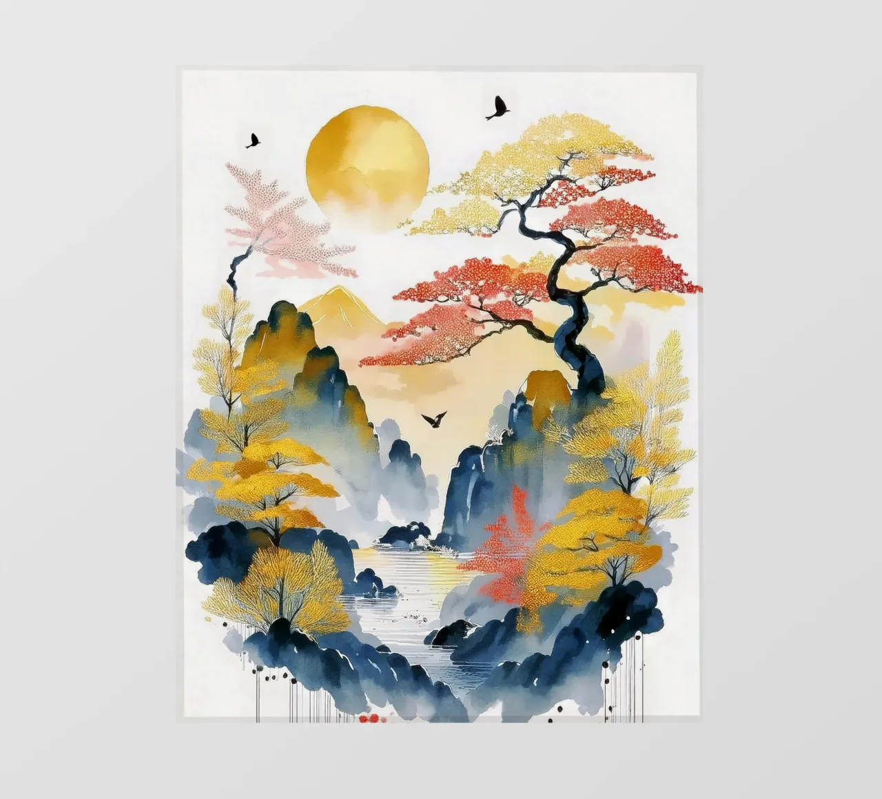 Amber Peaks pellicola backlit da Hightown Design