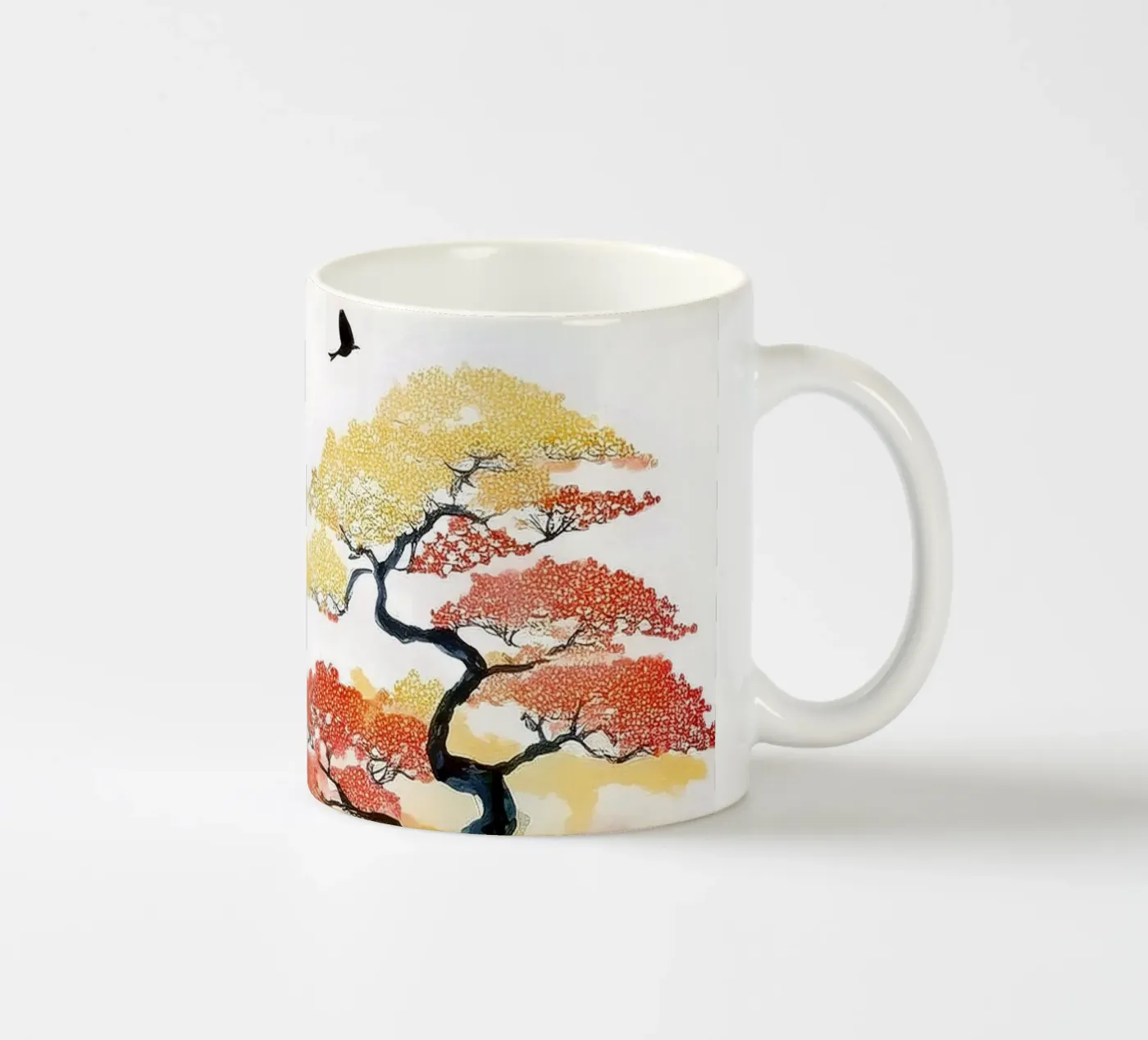 Amber Peaks ceramic mug by Hightown Design