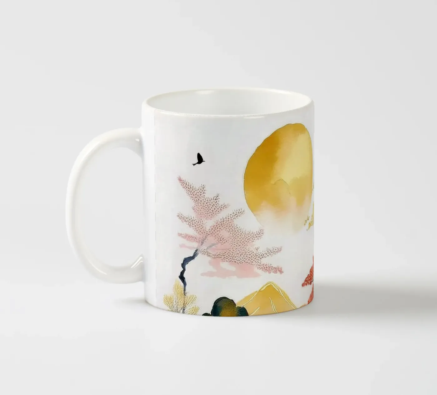 Amber Peaks ceramic mug by Hightown Design
