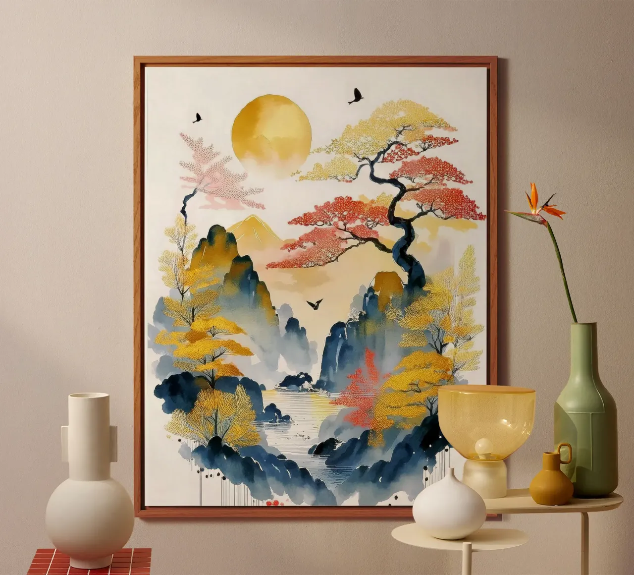 Amber Peaks forex plate by Hightown Design