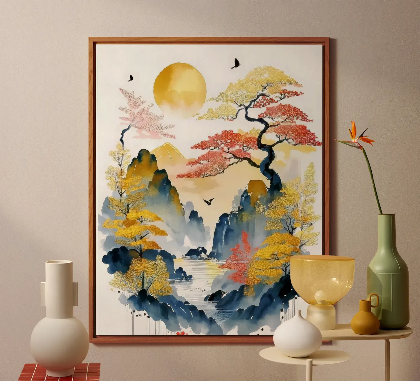 Amber Peaks forex plate by Hightown Design