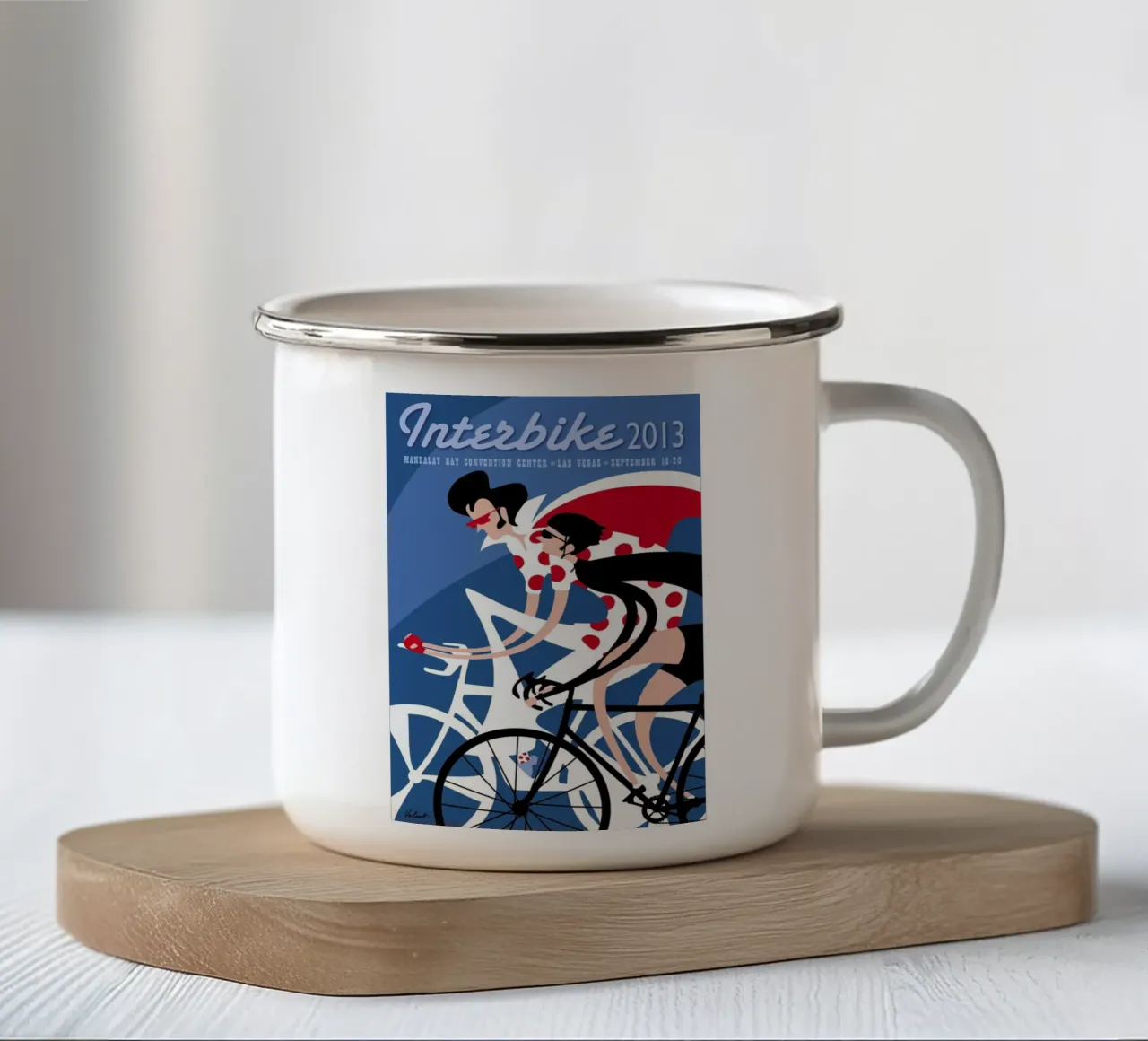 Elvis tazza in smalto da Michael Valenti