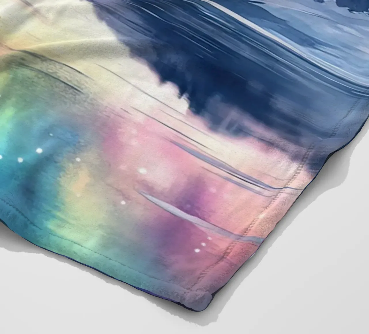 Reflets Polaires: l'aurora boreale ai piedi delle cime coperta in pile da Théïa's Fantasia World