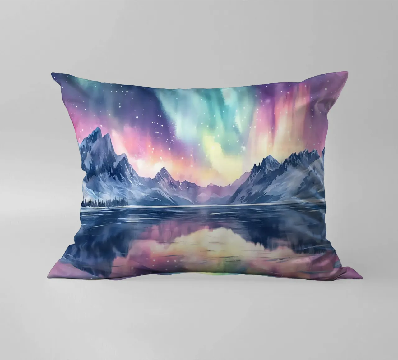 Reflets Polaires: l'aurora boreale ai piedi delle cime cuscino da Théïa's Fantasia World
