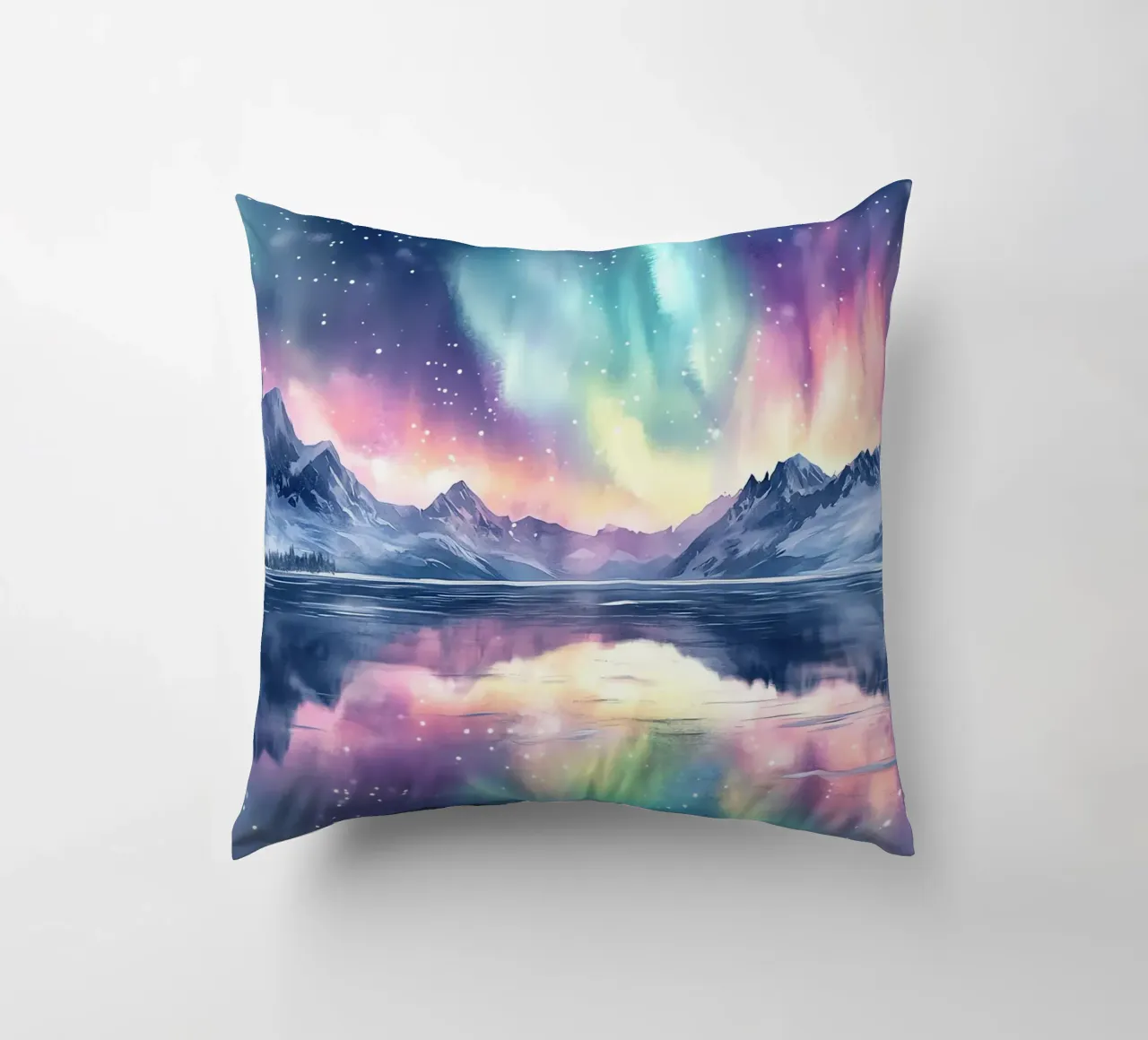Reflets Polaires: l'aurora boreale ai piedi delle cime cuscino da Théïa's Fantasia World