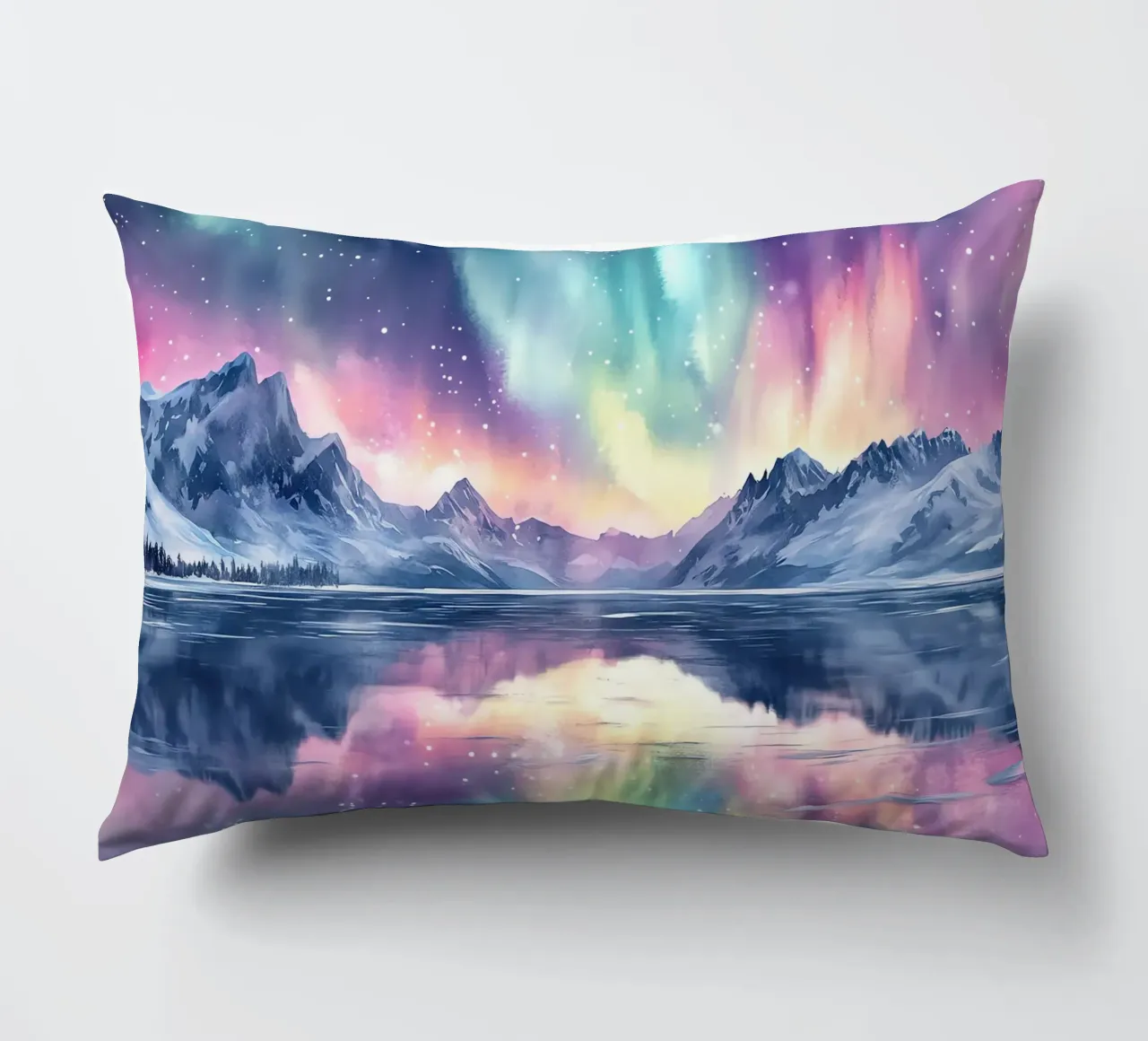 Reflets Polaires: l'aurora boreale ai piedi delle cime cuscino da Théïa's Fantasia World