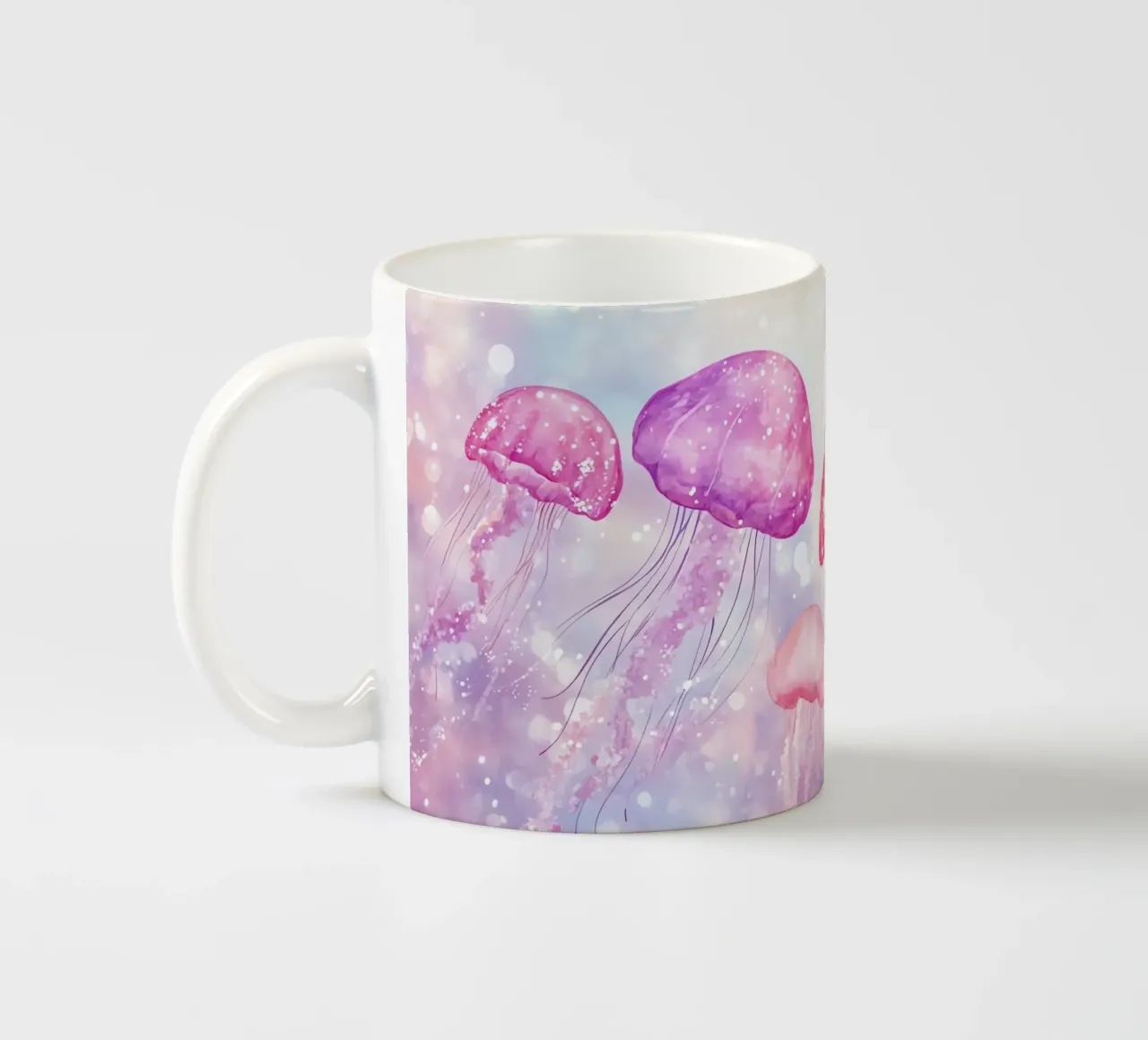 Medusa incantata : Balletto rosa e viola tazza in ceramica da Théïa's Fantasia World