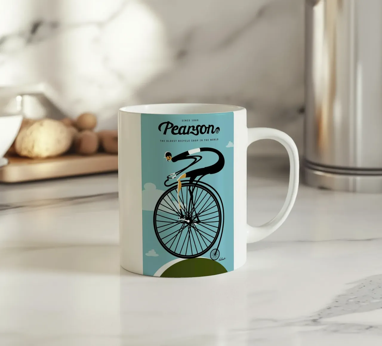 Pearson tazza in ceramica da Michael Valenti