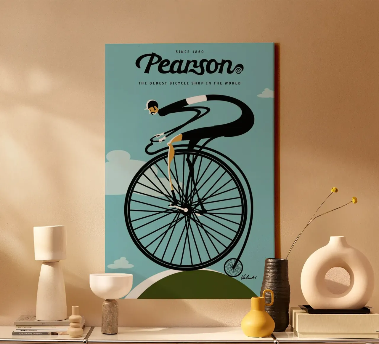 Pearson tela con Cornice a cassetta da Michael Valenti