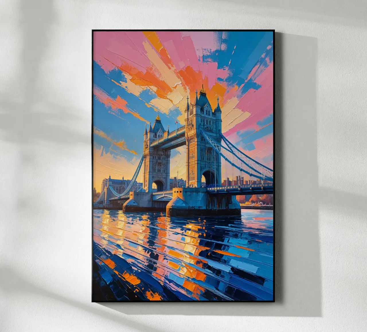 Morning Glow at Tower Bridge metacrilato de AlbertKlee
